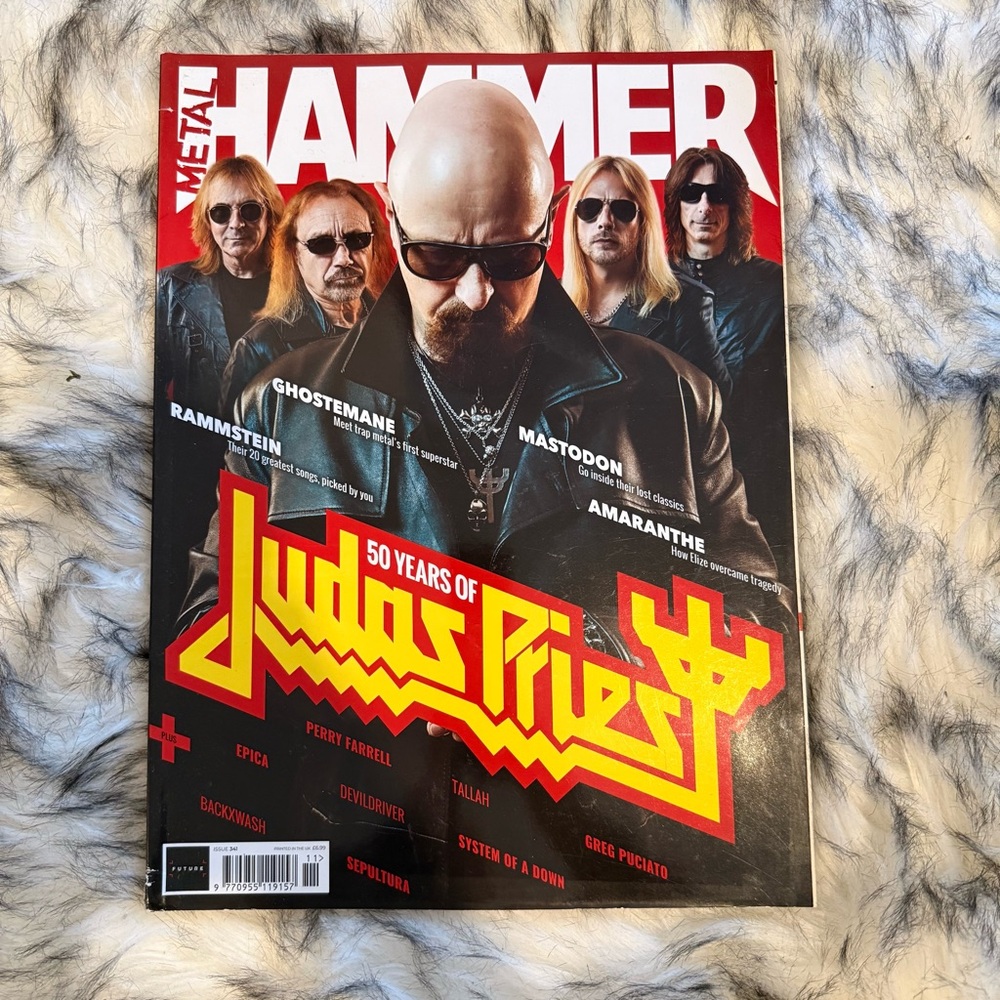 Metal hammer magazine featuring Judas Priest on the cover
Issue 341